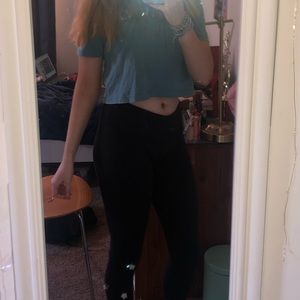 black Lulu Lemon align leggings